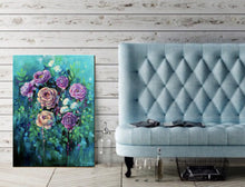 Floral Art Canvas Print “Dusk” Canvas Wall Art