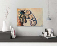 Wildlife Animal Art Canvas Prints “Beautiful Giant” Elephant Canvas Wall Art