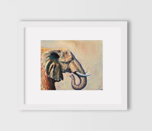 Wildlife Animal Elephant Prints “Beautiful Giant” Canvas Wall Art