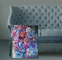 Floral Art Canvas Print “Twilight” Canvas Wall Art