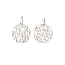 SMALL CORAL DISC EARRINGS - Funraise 