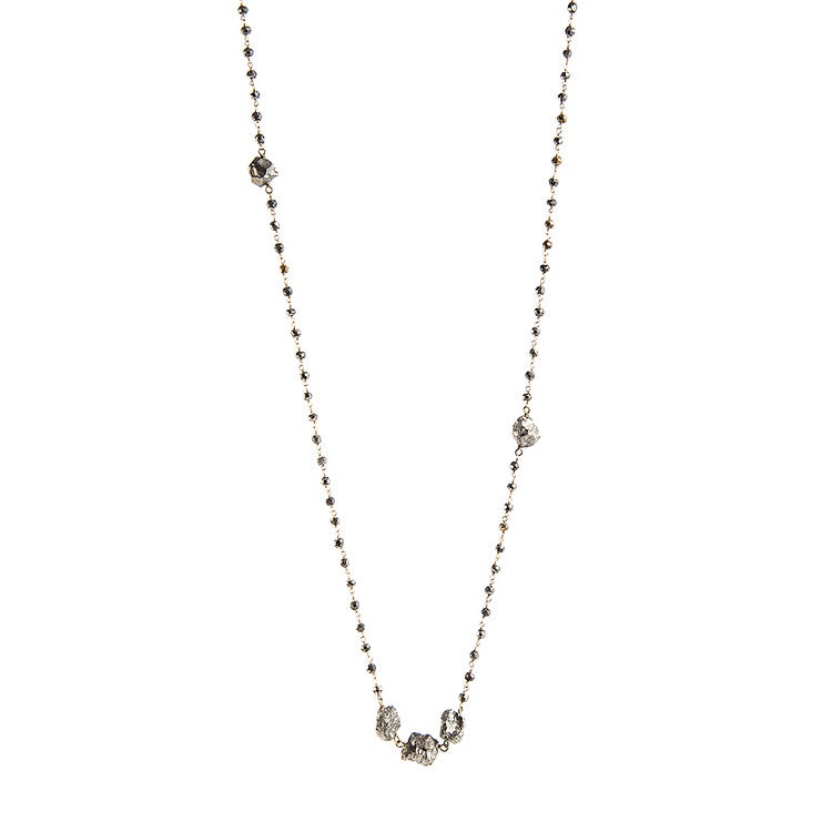 Faceted Pyrite Necklace - Funraise 
