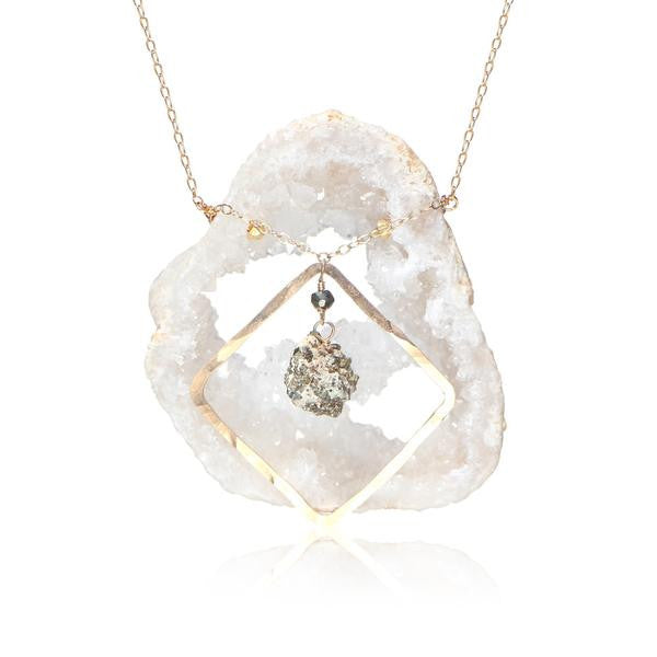 Geode Fancy Equality Mid-Necklace - Funraise 