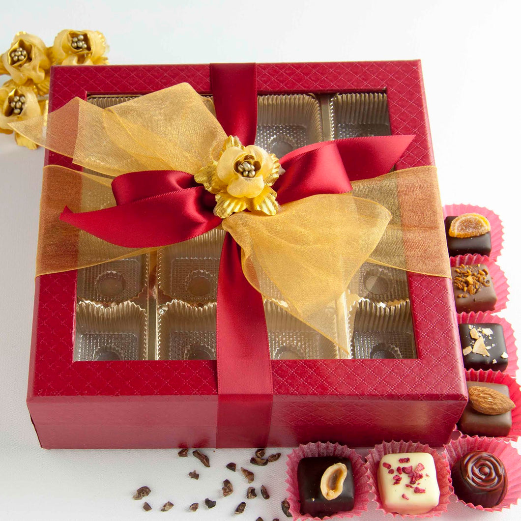 Chocolates - Grand Window Box - Intense Red - Funraise 
