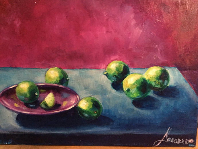 Still life with limes
