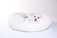 Dog Puff Bed - Cream - Funraise 