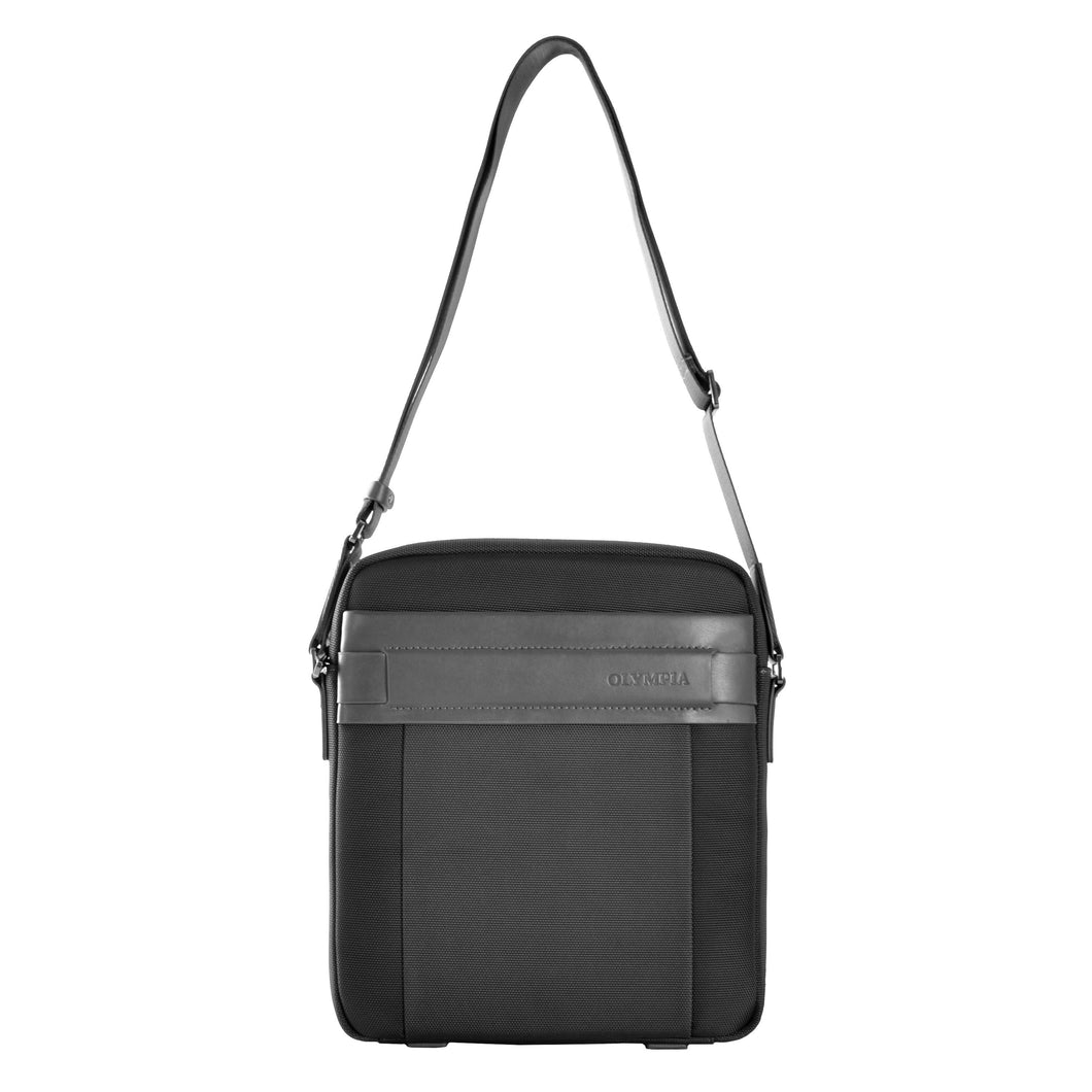 Messenger Bag- Ballistic Nylon with leather - Funraise 