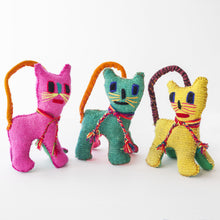 CHIAPAS Wool Felt Animalitos - Trio of Cats