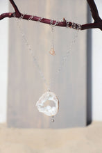 Geode Simple Silver Long Necklace - Funraise 