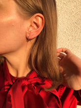RAINBOW huggie earrings