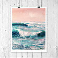 Ocean Canvas Prints “Pink Sky” Wall Art