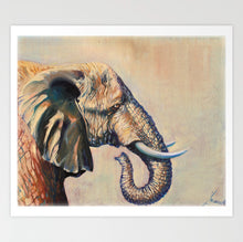 Wildlife Animal Elephant Prints “Beautiful Giant” Canvas Wall Art