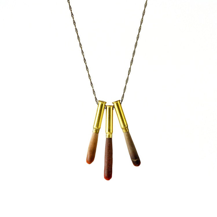 Sea Urchin Necklace with 3 Spikes - Funraise 