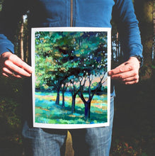 Giclee print “Backyard” landscape