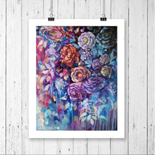 Floral Art Canvas Print “Twilight” Canvas Wall Art