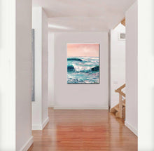 Ocean Canvas Prints and Fine Art Paper Prints “Pink Sky” Canvas Wall Art