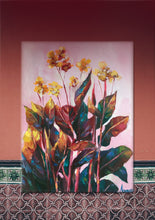 Tropical flower wall art, “Pink Paradise”, giclee print