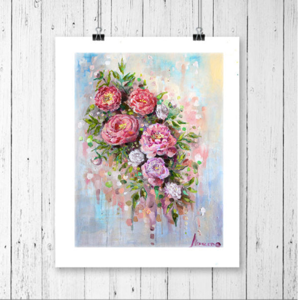 Floral Canvas Art “Dawn” Canvas Wall Art