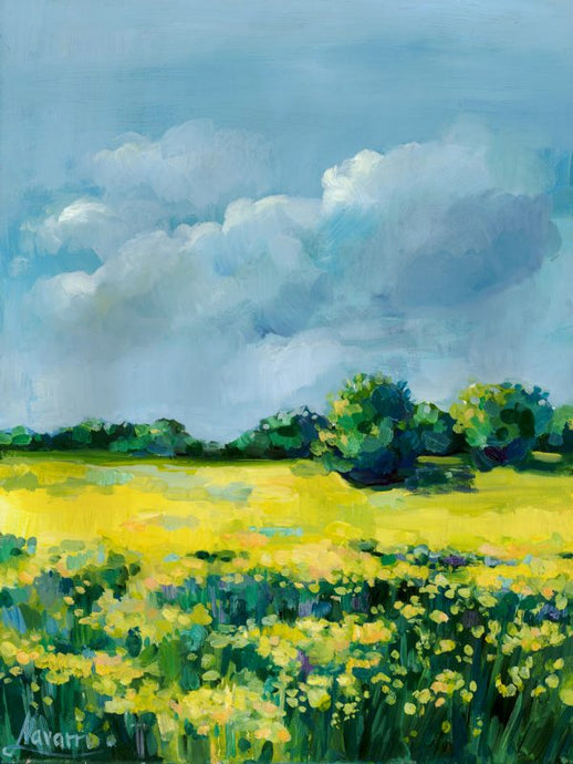 Giclee print “Yellow horizon” landscape